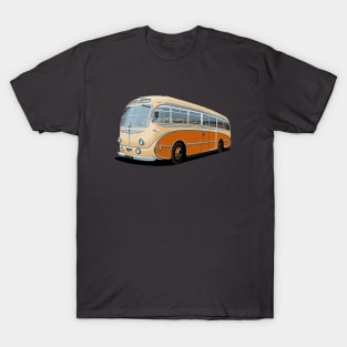 1952 AEC Regal Coach in tan and brown T-Shirt